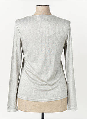 Tricou gri MANGO femeie