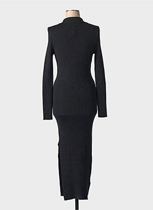 Rochie lungă negru MANGO femeie