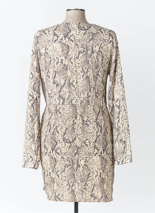 Rochie midi bej MANGO femeie