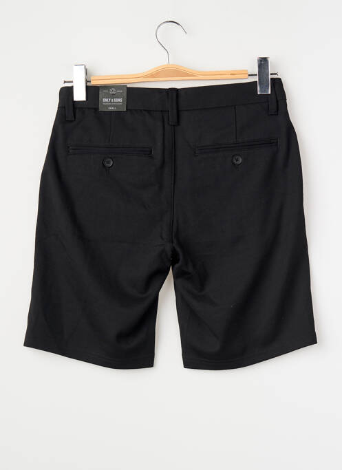 Șort mărime normală mărime normală negru ONLY&SONS homme