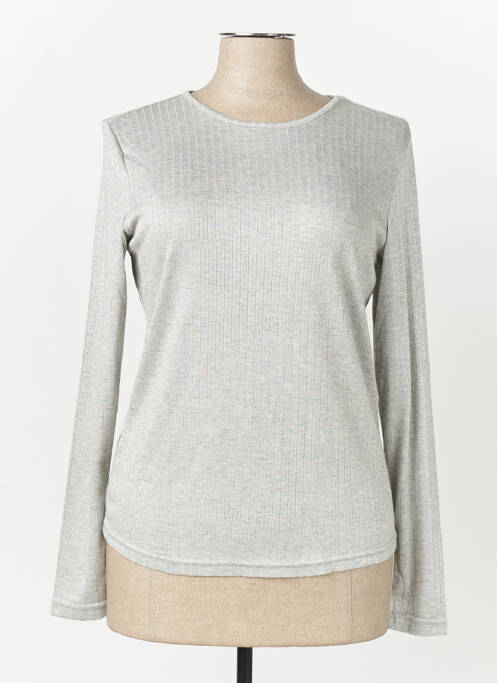 Tricou gri MANGO femme