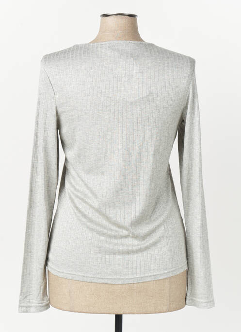 Tricou gri MANGO femme
