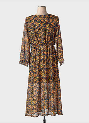 Rochie lungă maro ZABAIONE femeie