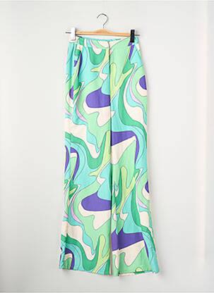 Pantalon larg verde MORGAN femeie