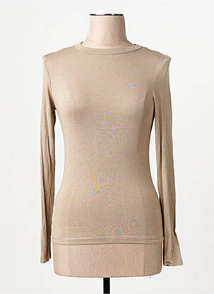Tricou bej MANGO femeie