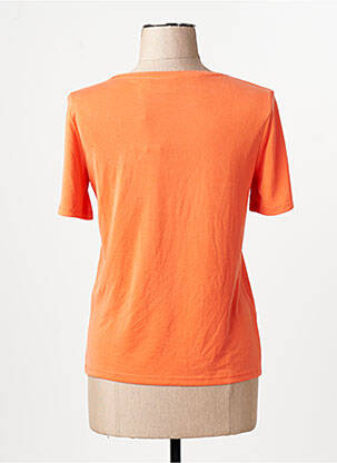 Tricou guler rotund portocaliu VILA femeie