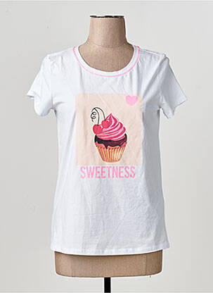 Tricou alb MORE & MORE femme