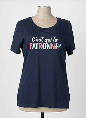 Tricou bleumarin MONSIEUR TSHIRT femeie