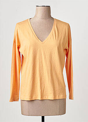 Tricou portocaliu MANGO femeie