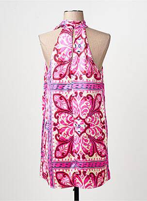 Rochie scurtă roz MANGO femeie