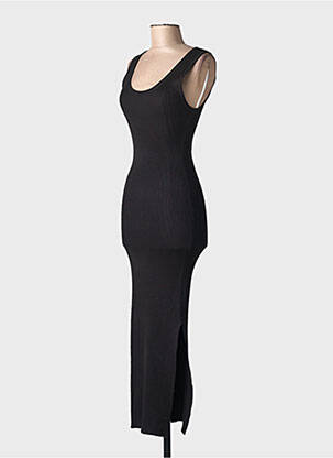 Rochie pulover negru MANGO femeie
