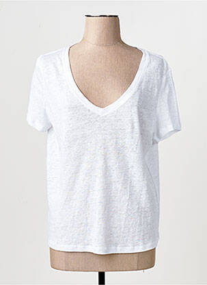 Tricou alb MANGO femeie