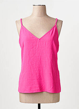 Top guler în v roz VERO MODA femeie