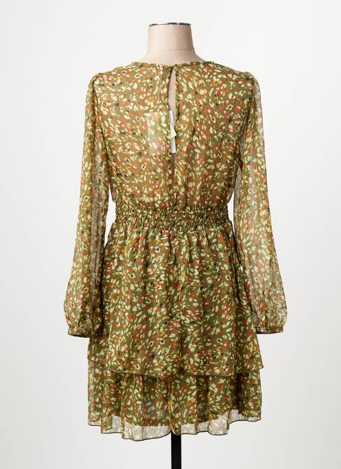 Rochie lungă mâneci lungi mâneci lungi verde ONLY femme