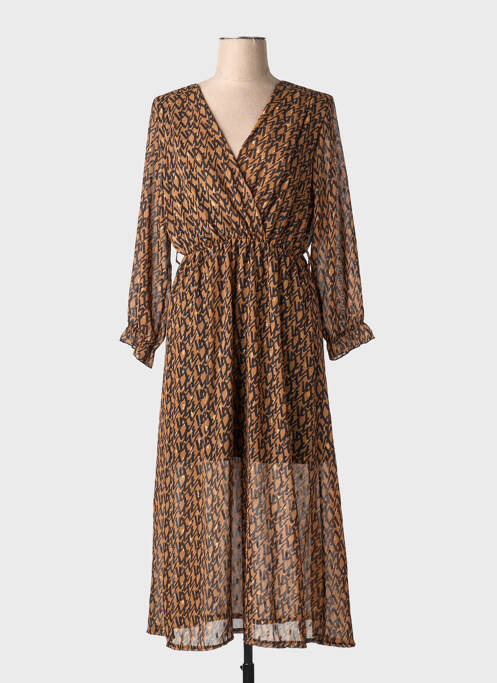 Rochie lungă maro ZABAIONE femme