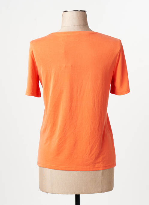 Tricou guler rotund portocaliu VILA femme