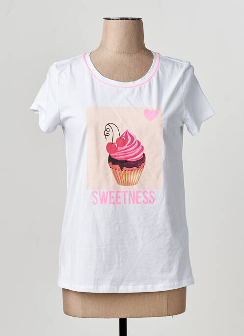 Tricou alb MORE & MORE femme