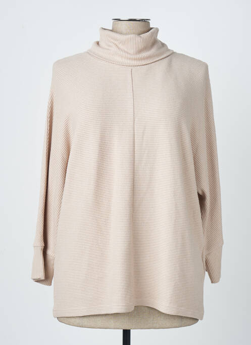 Pulover cu guler înalt bej STREET ONE femme