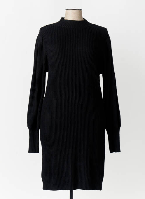 Rochie pulover guler col înalt mâneci lungi negru ONLY femme
