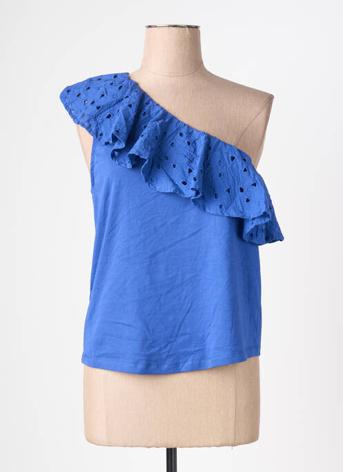 Top albastru MANGO femme