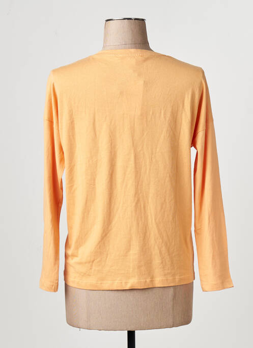 Tricou portocaliu MANGO femme