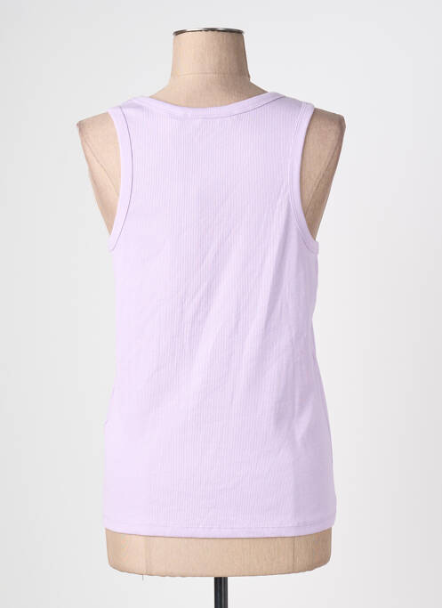 Maiou guler rotund fără mâneci violet VERO MODA femme