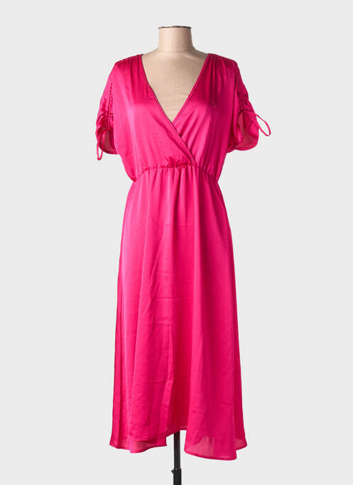 Rochie scurtă guler în v roz VERO MODA femme