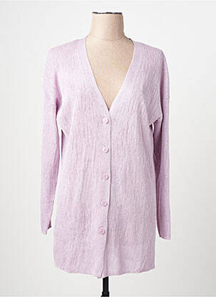 Vestă cu mâneci lungi violet MANGO femeie