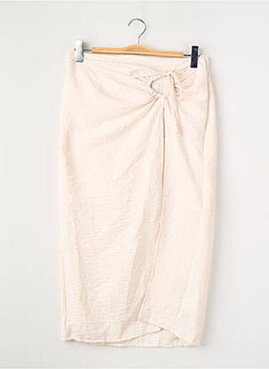 Fustă midi talie înaltă bej VERO MODA femme