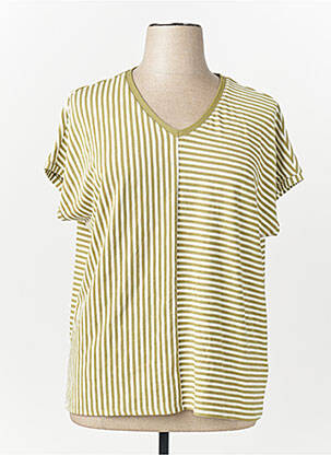 Tricou galben TOM TAILOR femme