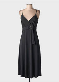 Rochie midi negru MORGAN femme