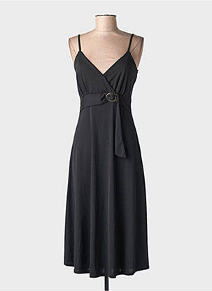 Rochie midi negru MORGAN femme