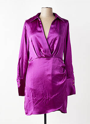 Rochie midi violet MANGO femeie