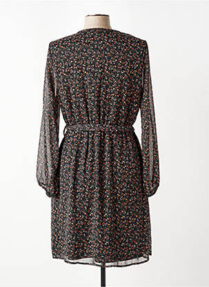 Rochie midi guler în v negru ONLY femeie