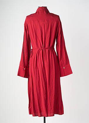 Rochie midi roșu MANGO femeie