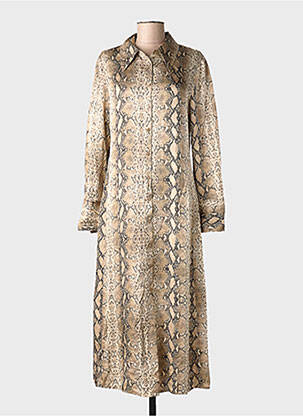 Rochie lungă bej MANGO femme