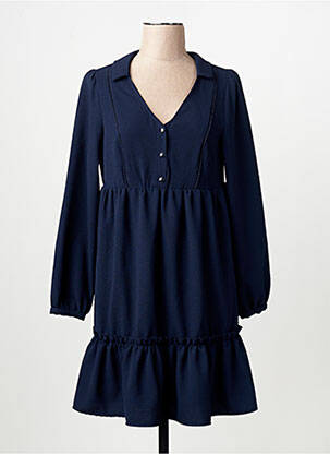 Rochie midi albastru NAF NAF femeie