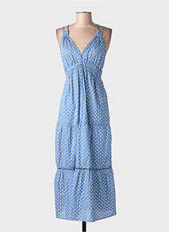 Rochie lungă albastru MANGO femeie