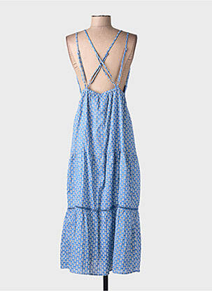 Rochie lungă albastru MANGO femeie
