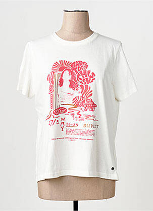 Tricou alb GARCIA femme