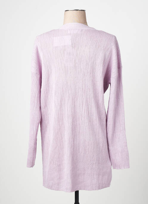 Vestă cu mâneci lungi violet MANGO femme