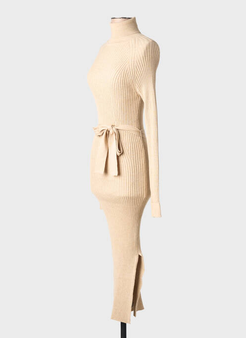Rochie pulover bej MANGO femme