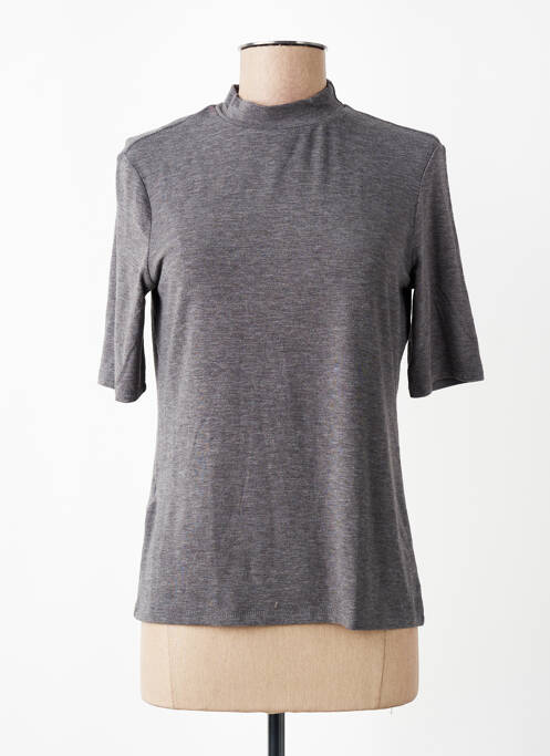 Tricou gri MANGO femme