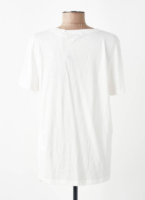 Tricou guler rotund mâneci scurte alb VERO MODA femme