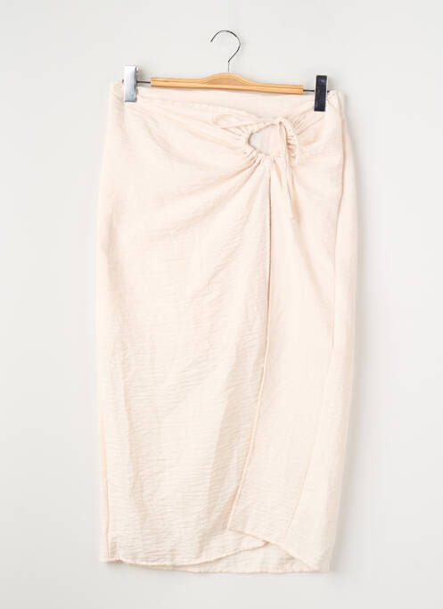 Fustă midi talie înaltă bej VERO MODA femme
