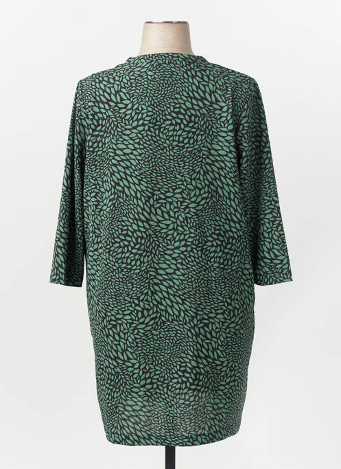 Rochie midi guler rotund verde CARMAKOMA femme