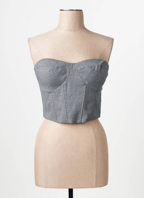 Top gri MORGAN femme