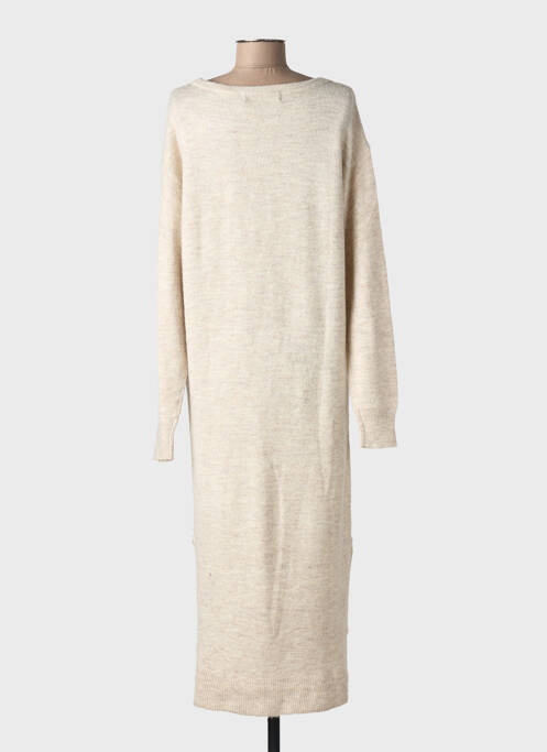 Rochie pulover mâneci lungi mâneci lungi bej VERO MODA femme