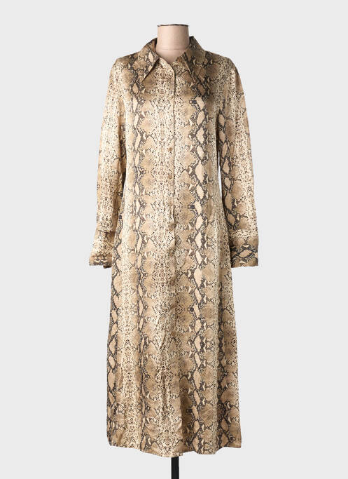 Rochie lungă bej MANGO femme