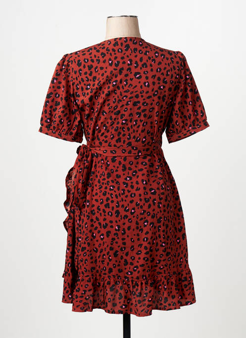 Rochie scurtă mâneci scurte mâneci scurte roșu ONLY femme